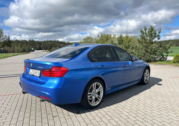 BMW Seria 3 cena 59500 przebieg: 208000, rok produkcji 2014 z Człuchów małe 277